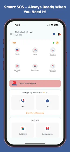 Swift SOS screenshot 1