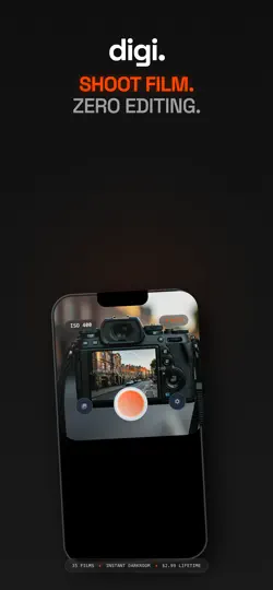 Captura de pantalla de Digi. - Cámara De Cine Retro en iPhone 1