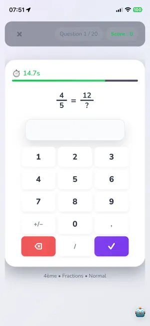 Calcul Mental Challenge screenshot 3
