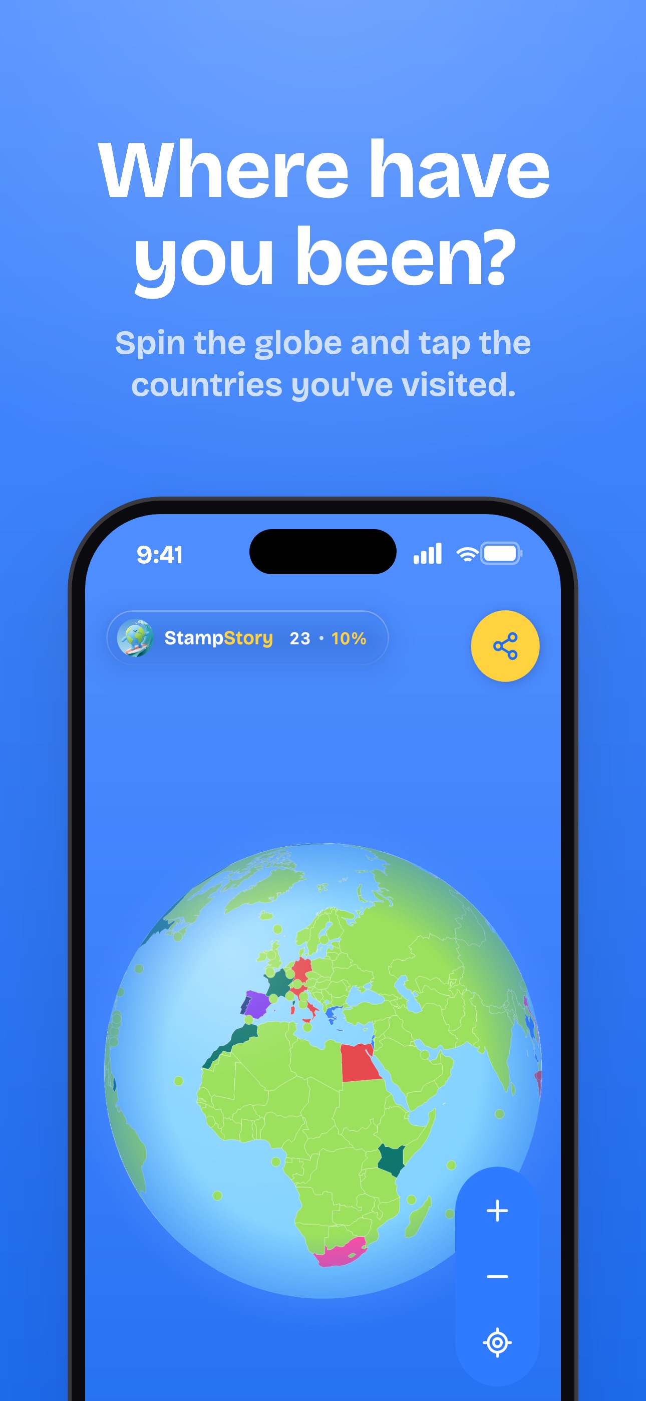 Screenshot 1 of StampStory: Travel Passport