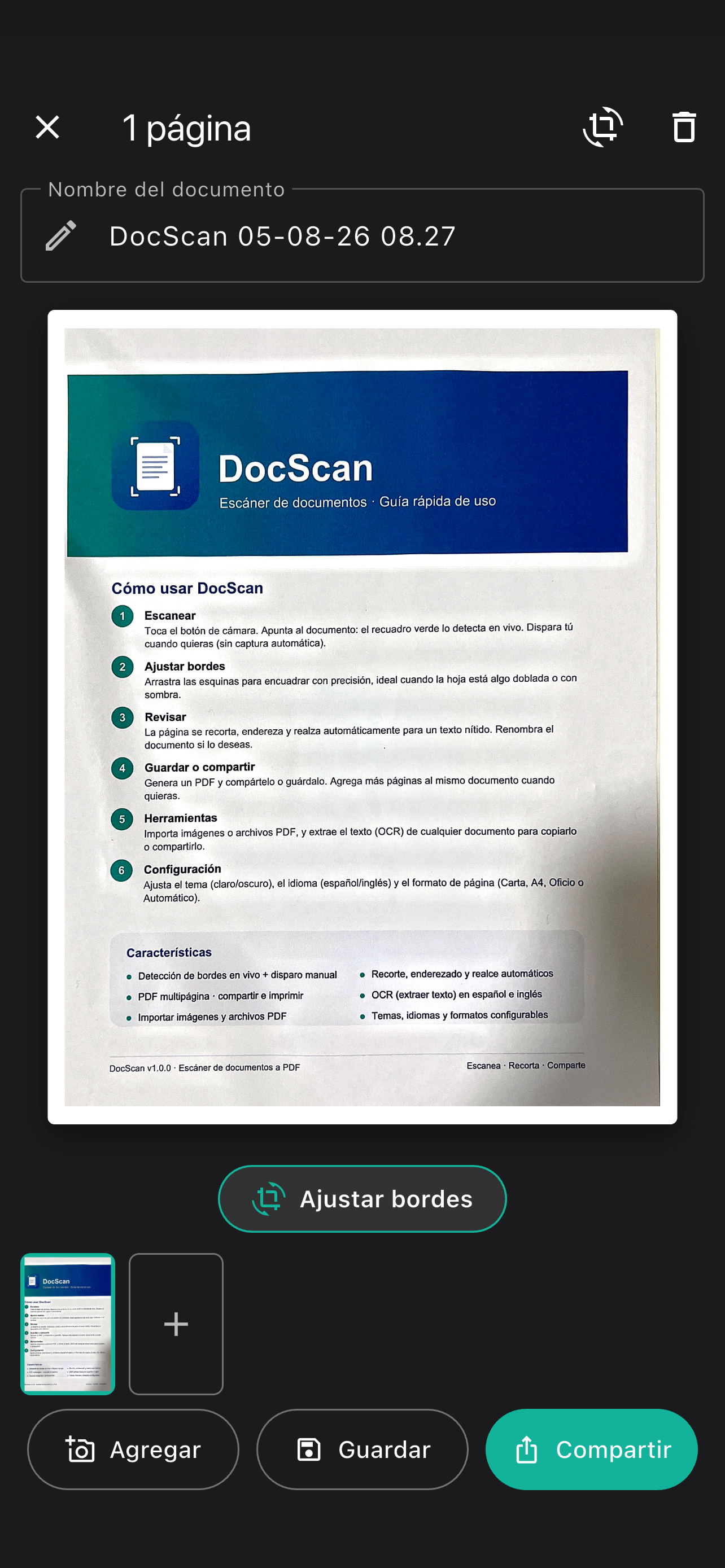 DocScan: Escaner a PDF screenshot 4