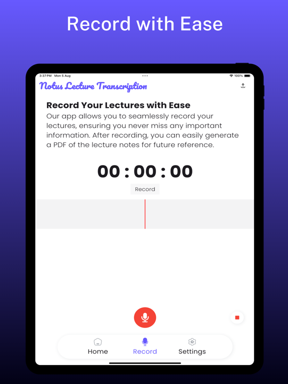 aı note taker: Notus AI iPad screenshot 3 - Productivity app