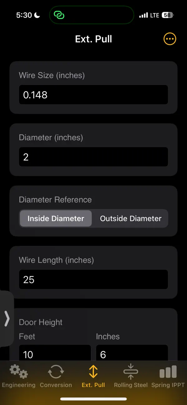 Screenshot #2 pour IDC Spring Calculator