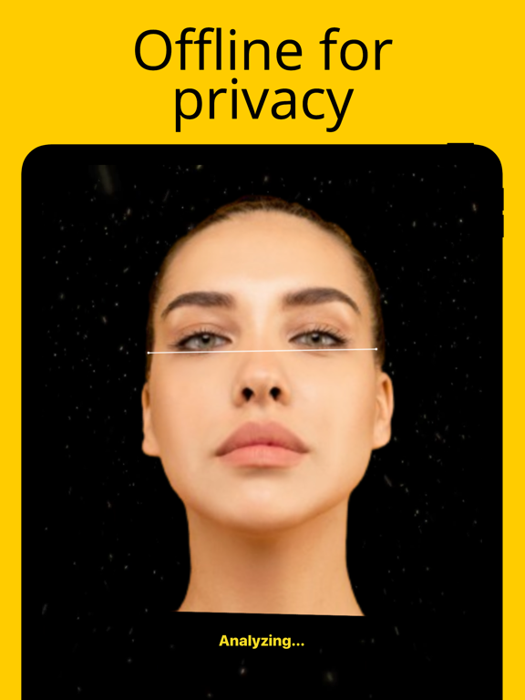 Golden Ratio Face - Miroir iPad screenshot