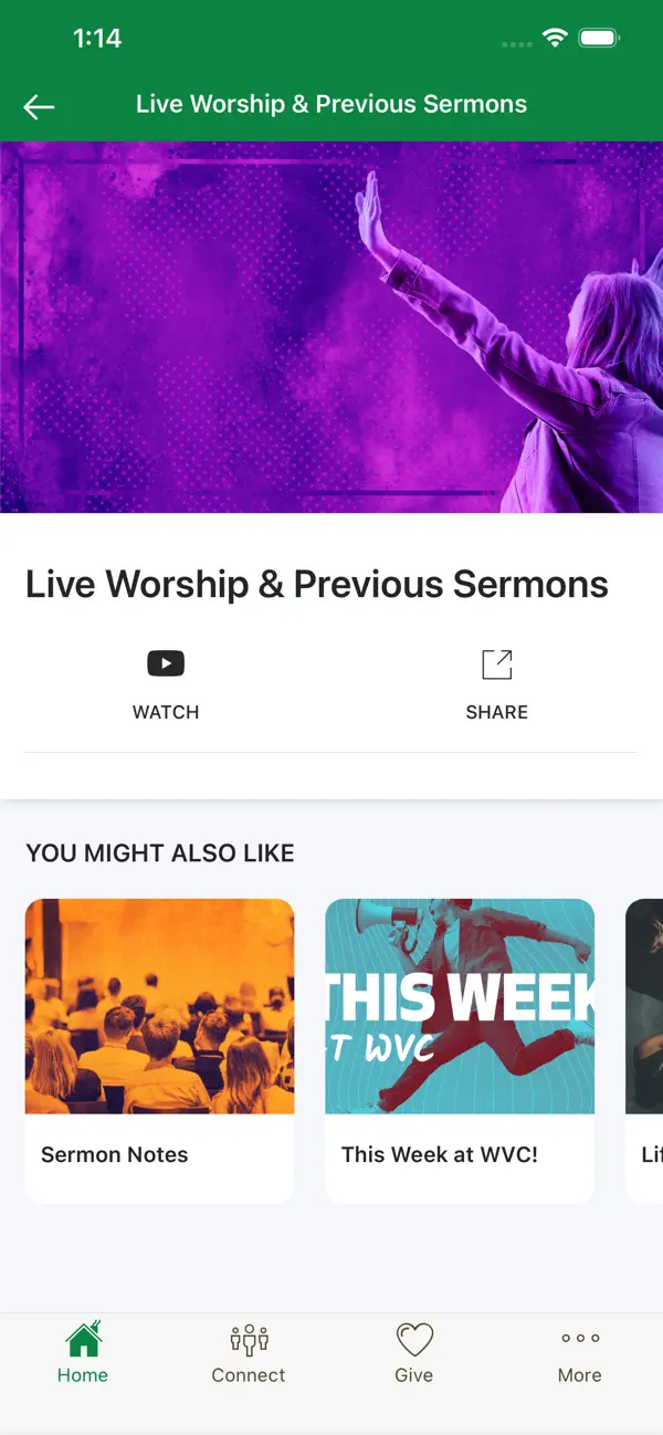 Screenshot #2 pour West Valley Church App