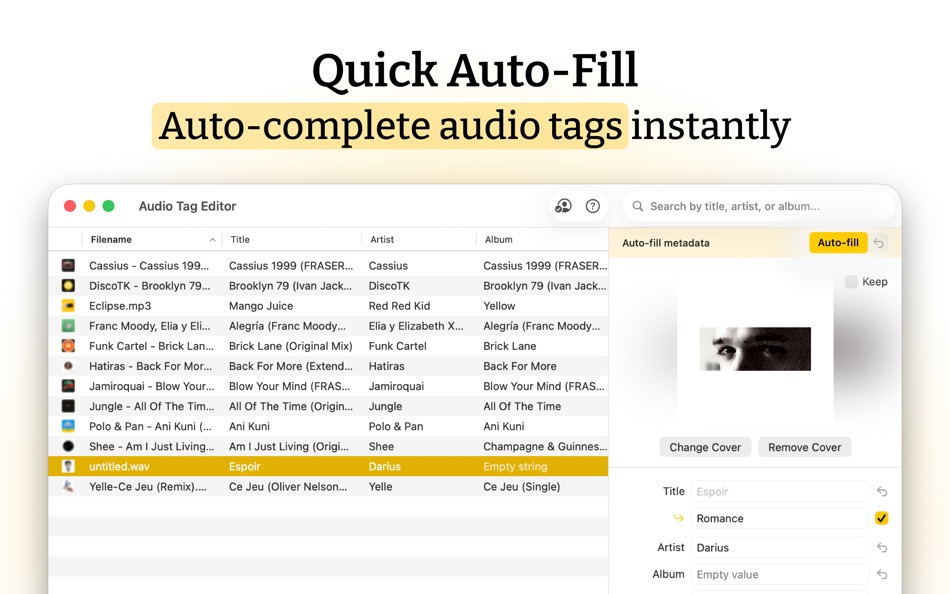 #2. Audio Tag Editor - ID3 & More (macOS) By: Rebels