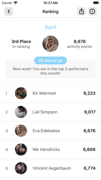 Jato Fitness Screenshot