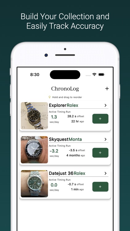 ChronoLog • Watch Accuracy