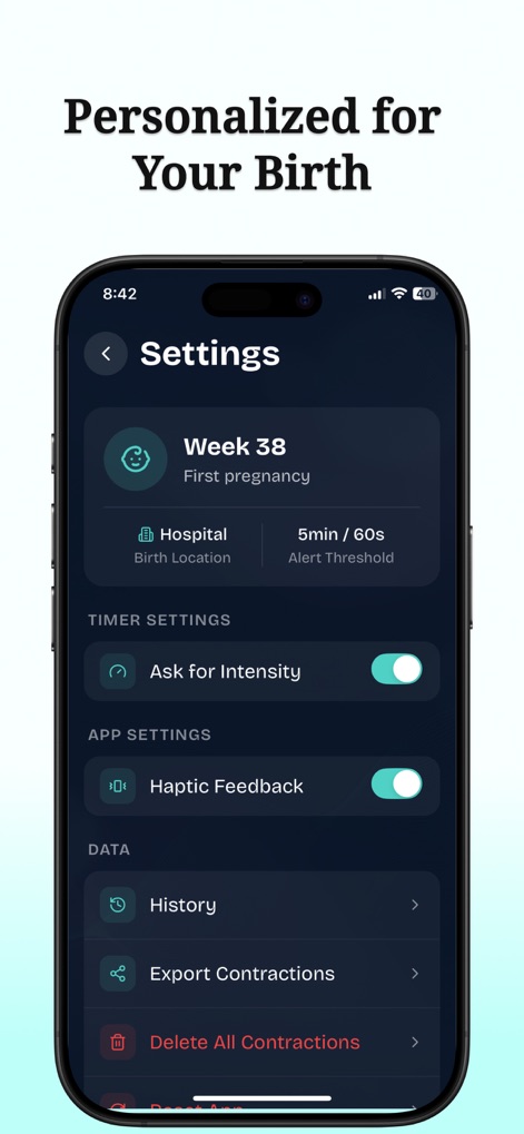 Contraction Timer: Contrak - Medical App | MWM