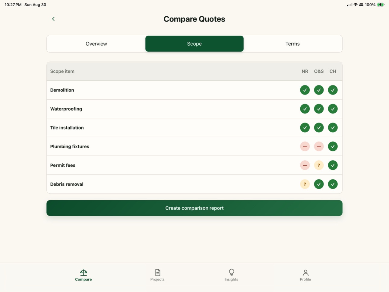 Screenshot 7 of Quote Compare