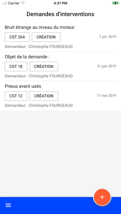 Screenshot #1 pour Cegid Demandes d'interventions