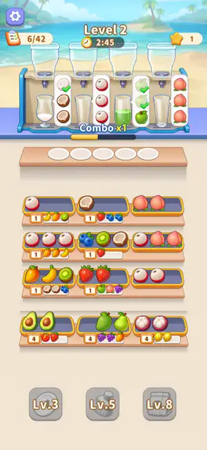Juice Order-Sorting Master 3D screenshot 1