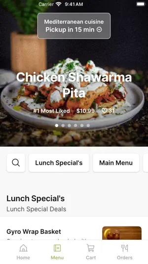 Mediterranean cuisine To Go screenshot 2