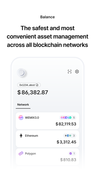 una Wallet Screenshot