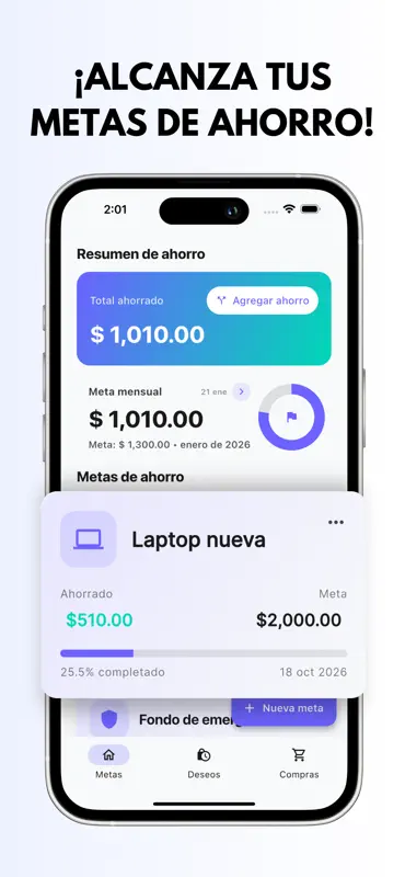 Objetivo de Ahorro screenshot 1 of 9