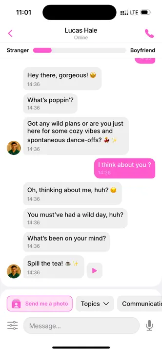 AI Boyfriend Chat - Husby : capture d’écran 8 sur 8