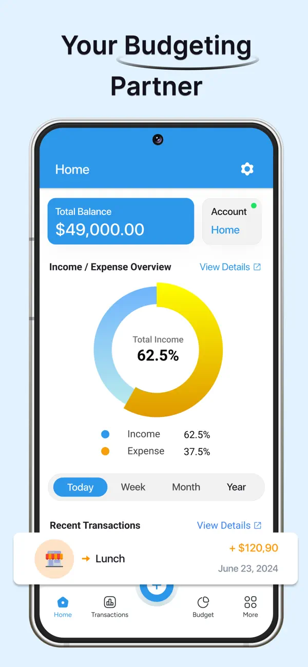 Screenshot #1 pour Budget Expense Tracker