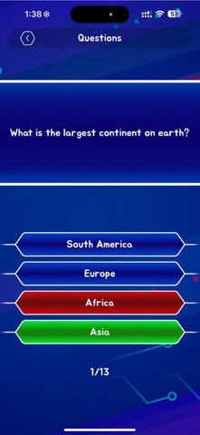 GK Mind Quiz iPhone screenshot