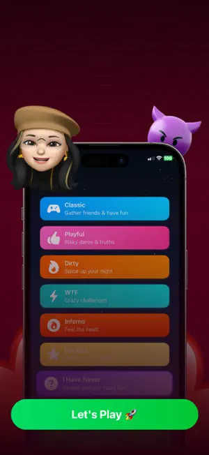 Truth or Dare Spicy Party Game screenshot 2
