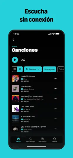 Captura de pantalla de Amazon Music: Escucha Podcasts en iPhone 6