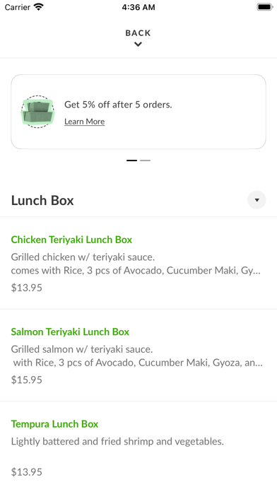 Cafe Hayashi iPhone screenshot 3 - Food & Drink app
