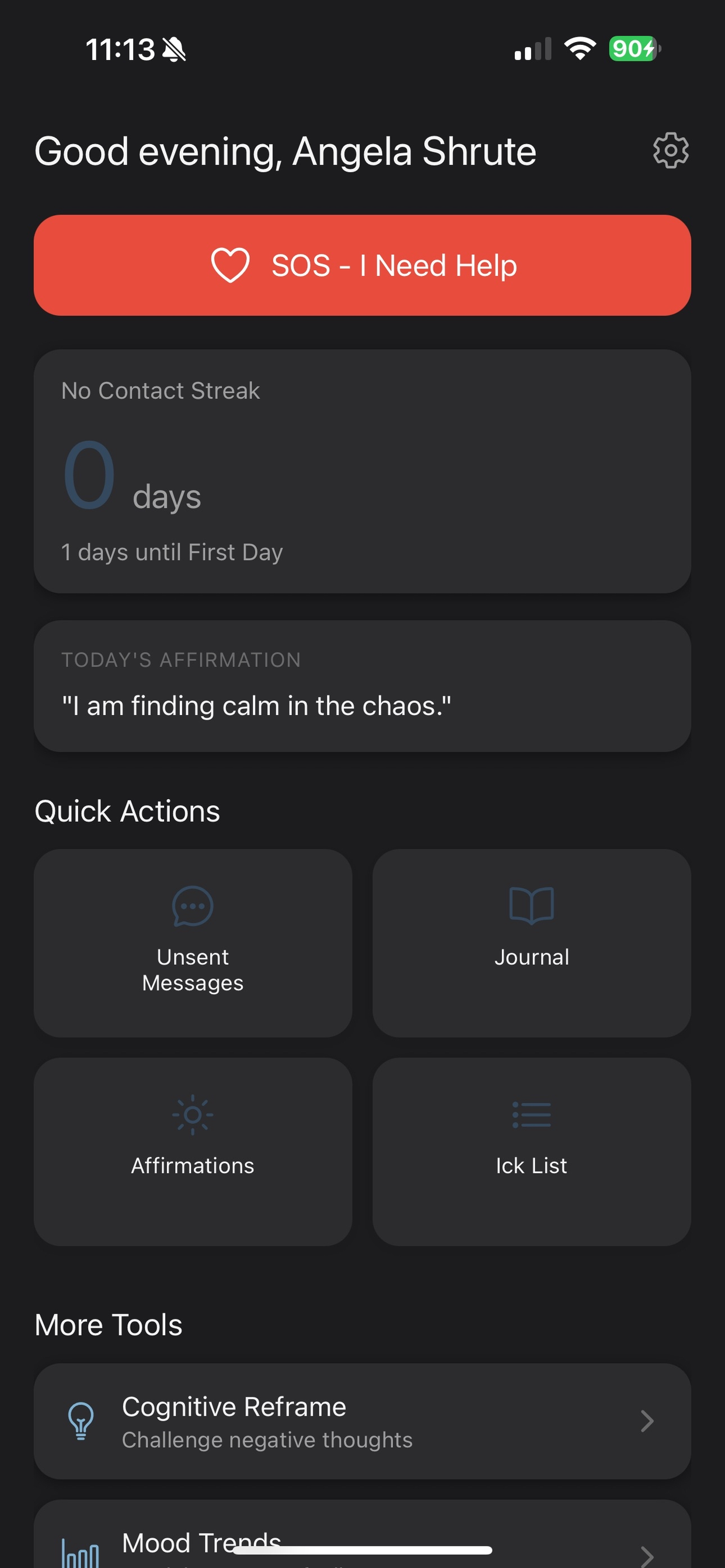No contact - Choosing Me