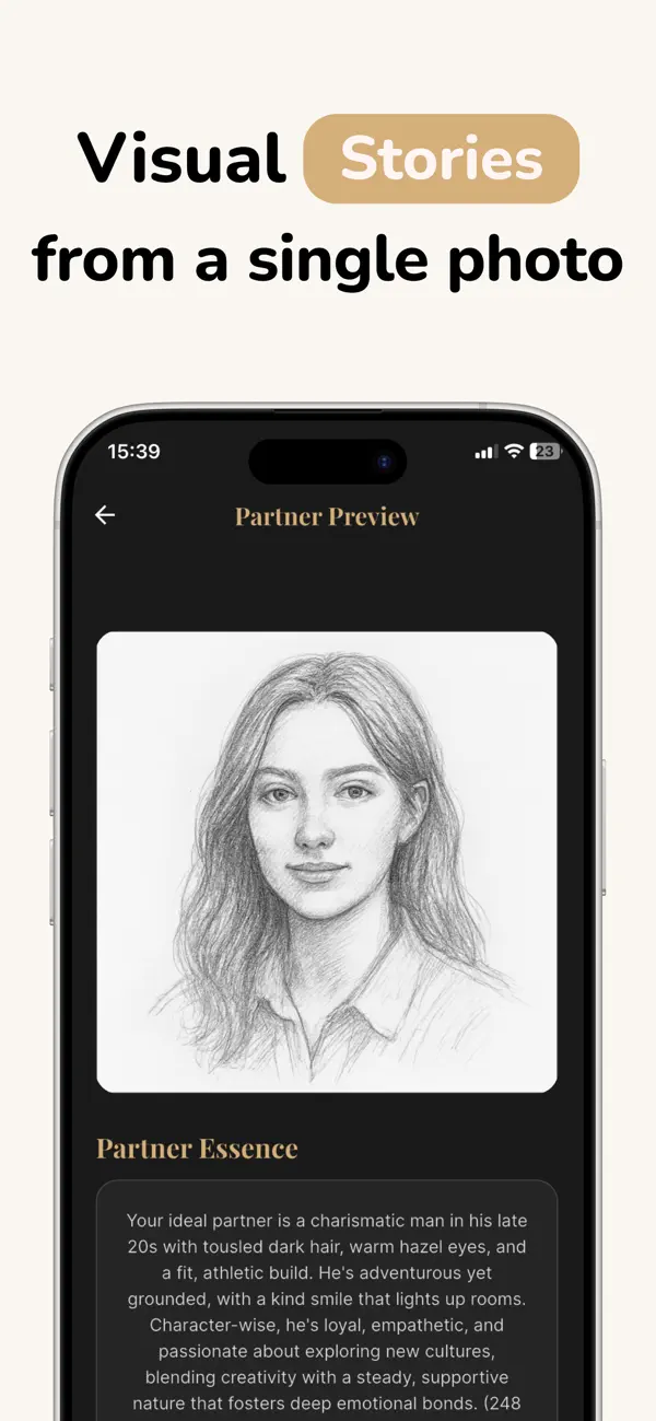 Screenshot #2 pour EraFace AI Fictional Portraits