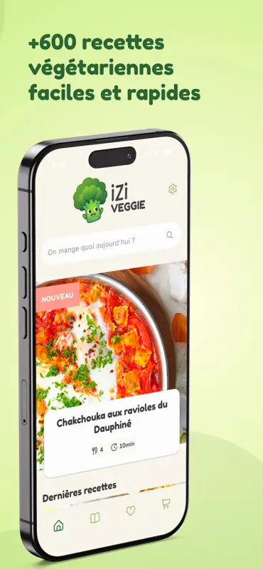 iZi Veggie - Recettes faciles screenshot 1 of 5