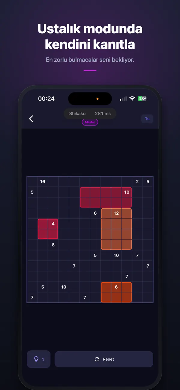 Screenshot #2 pour Shikaku: Mantık Bulmacası