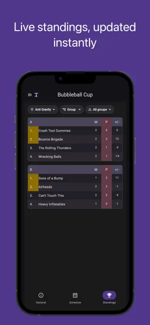 Tournamizer screenshot 3