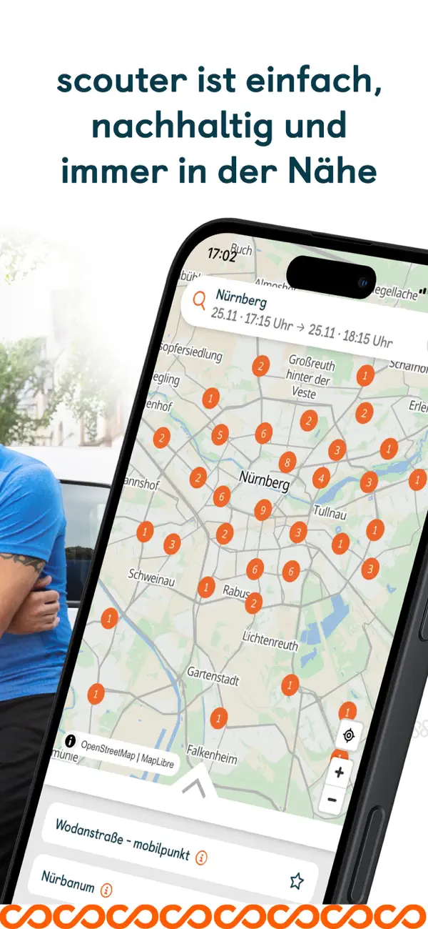 Screenshot #2 pour scouter Carsharing