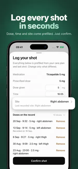 Handle: GLP-1 Tracker screenshot 2