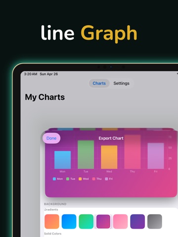 Chart & Graph Maker iPad screenshot