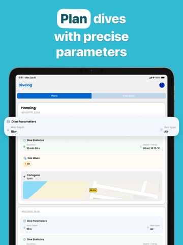 ScubaPlan: Diving Community iPad screenshot
