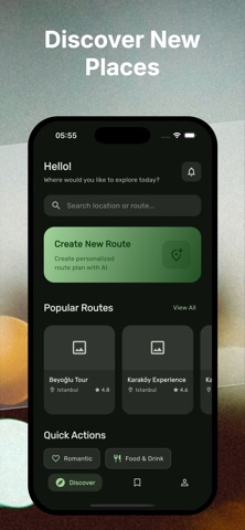 Route Mind - AI Travel Planner iPhone screenshot