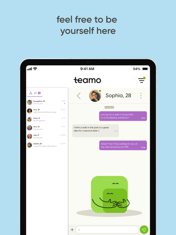 Teamo — Russian Dating Nearby iPad screenshot