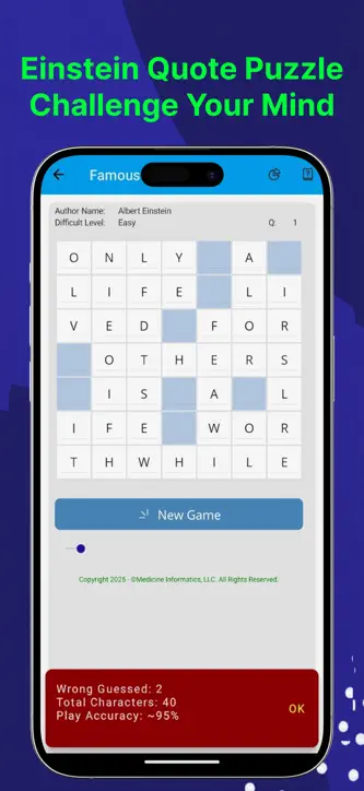 Famous Quotes - Trivia Game screenshot 2