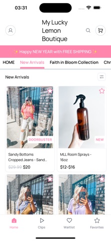 My Lucky Lemon Boutique app screenshot