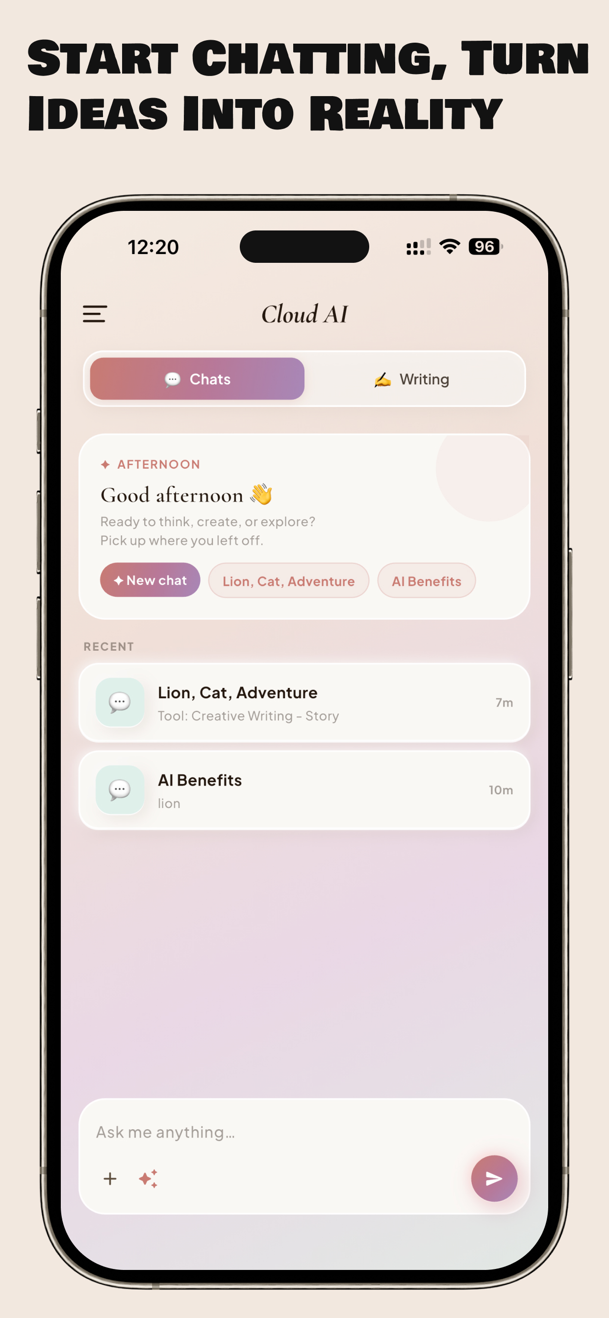 Cloud AI -Vibe Code Design App screenshot 4