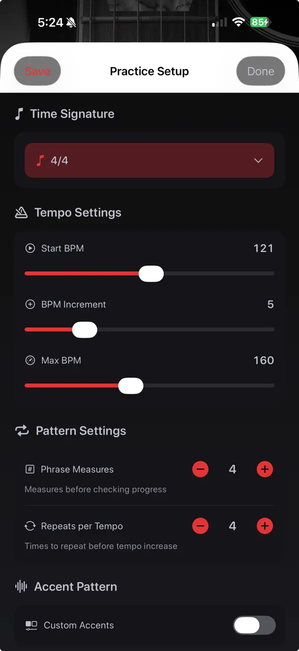 #5. RhythmRamp Metronome (iOS) 由: Tracey Larvenz