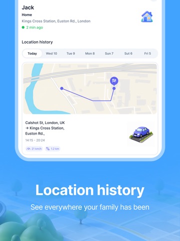 FamilyMap: Location Tracker iPad screenshot 4