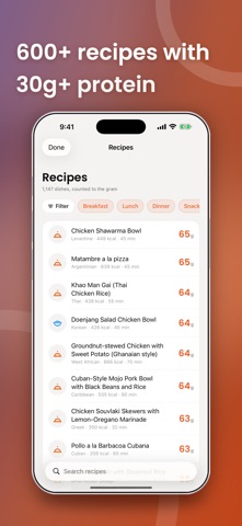 Protein Calculator: GRAM Screenshot 5 of 5