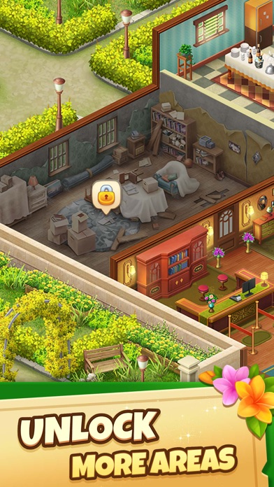 Merge Bistro - Garden games Screenshot