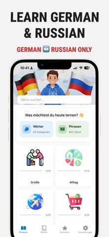Learn German & Russian Screenshot 1 of 4