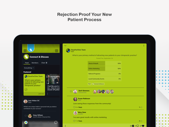 CloseForChiro iPad screenshot 4 - Social Networking app