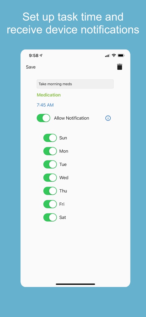 Daily Tasks - Tracker - Productivity App | MWM