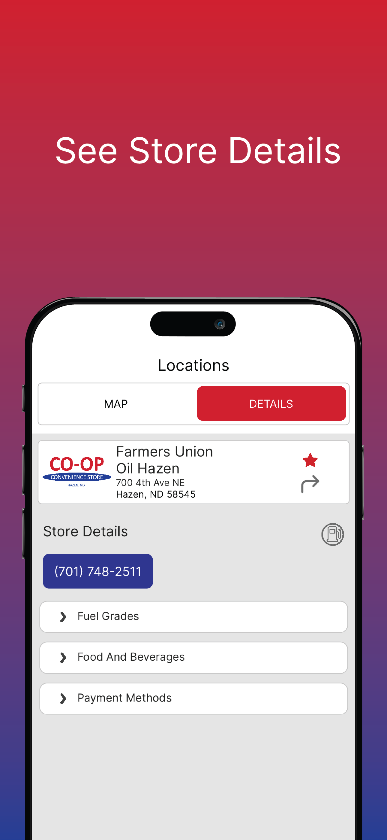 Cenex of Hazen screenshot 2