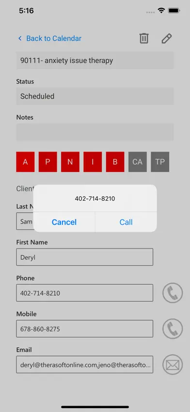 Therasoft Mobile screenshot 5