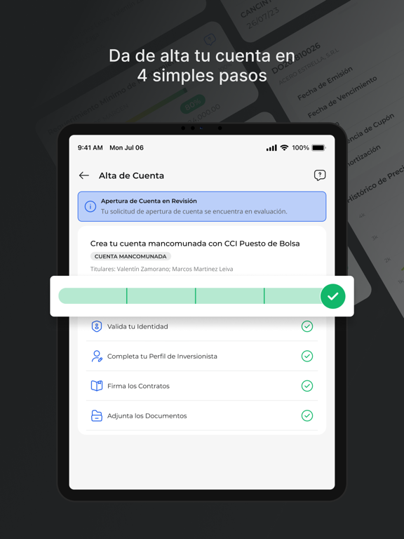 CCI Mobile iPad screenshot 2 - Finance app