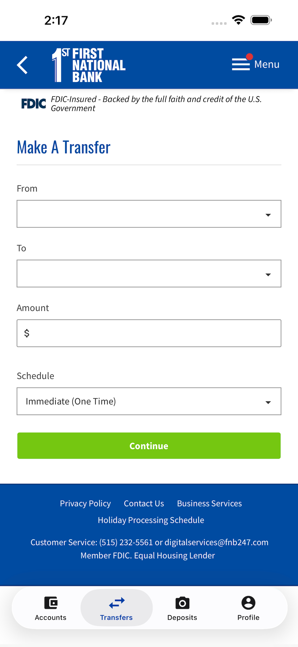 FNB Business Banking screenshot 5